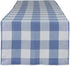 DII Buffalo Check Collection, Classic Farmhouse Table Runner, 14x108, Stonewash Blue...
