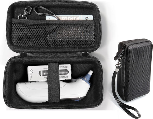 CaseSack Case for Ear/Infrared Thermometer: Braun ThermoScan 7, 7+, 5 IRT6500, 3 Braun Digital Ear Thermometer; iProven, iHealth, MILDSIX, KDT, Ea...