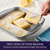 Circulon 51135 Total Nonstick Baking Pan / Nonstick Cake Pan, Square - 9 Inch, Gray...