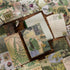 Scrapbooking Supplies Kit, Vintage Botanical Aesthetic Scrapbook Kit for Bullet Junk Journal, Stationery, A6 Grid Notebook, Flower DIY Journaling ...