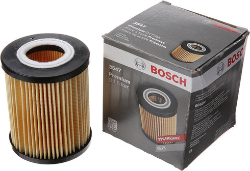 Bosch 3547 Premium Oil Filter - Compatible With Select BMW 323Ci, 323i, 323is, 325Ci, 325i, 325xi, 328Ci, 328i, 328is, 330Ci, 330i, 330xi, 525i, 5...