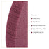 uxcell 200mm x 25mm 320 Grit Non-Woven Polishing Burnishing Wheel Nylon Wire Drawing Abrasive Flap Wheel for Stainless Steel Copper Red...