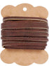 Mandala Crafts Espresso Brown Leather Cord for Jewelry Making - 6.55 Yds 4mm Leather Strips for Crafts Braiding - Flat Genuine Leather Cord String...