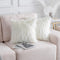 Home Brilliant Fur Pillow Covers 18x18 Decorative Throw Pillow Covers Fluffy Throw Pillows for Couch, Set of 2, 18 inch, White...
