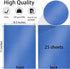 25 Sheets Royal Blue Shimmer Cardstock Paper 8.5'' x 11'', 250gsm/92lb Double Sided Metallic Paper for Scrapbook, Invitations, Printing and DIY Ca...