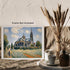 Posterizer 1 pcs- quaint old village-building in the nature 1-Landscape & Nature Art-Floral Botanical Art- Decor for Home & Office- unframed wall ...