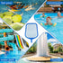 Pool Net - Pool Skimmer Net with 5 section detachable poles, 22.2''- 59.1'', Skimmer Net with Fine Mesh Net, Pool Leaf Net...