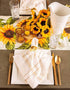 DII Table Top Décor Collection Spring & Summer Table Runner, 14x108, Rustic Sunflowers Print...