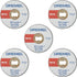 Dremel EZ456, 1 1/2-Inch (38.1 mm) Wheel Diameter, EZ - Lock™ Fiberglass Reinforced Cut-off Wheels, Rotary Tool Cutting Disc for metal cutting, 5 ...