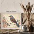 Posterizer 1 pcs- Pretty bird standing on a tree with pink flowers-Art for Animal Lovers-Floral Botanical Art- Gift for Men Women Teens-Living Roo...