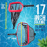 U.S. Pool Supply Professional Heavy Duty 17" Swimming Pool Leaf Skimmer Rake with Deep Net Bag - Strong Aluminum Frame for Faster Cleaning & Easie...