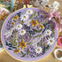 Silentsea Flower Embroidery Kit, Including 4 Sets of Patterned Embroidery Cloth, 2 Rings, Needles,Embroidery Thread, Instructions and Other Tools,...