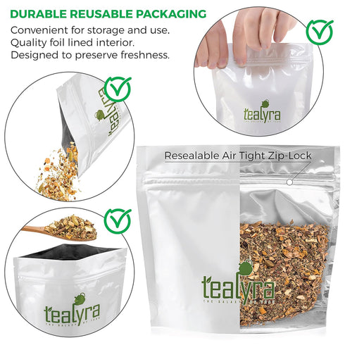 Tealyra - Holistic Health Tea - Turmeric Healthy Tonic - Ginger - Fennel - Cinnamon - Loose Leaf - All-In-One Wellness Blend - Caffeine-Free - 224...