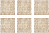 DII Woven Paper Tabletop Collection Holiday or Event Décor, Square Placemat Set, 16x16, Taupe, 6, Piece...