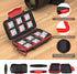 Kiorafoto 12 Slots SD SDHC SDXC Card Holder Case Professional Water-Resistant Anti-Shock Memory Card Storage Protector Wallet with Carabiner...