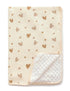 Baby Blanket for Unisex Boys Girls Nursery Minky Blankets with Muslin Cotton Front Dotted Fleece Backing Double Layer Bed Throws Pattern Love...