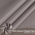 AooHome Stall Size 36x72 Inch Shower Curtain Liner, Half Size Solid Shower Curtain with Hooks, Weighted Hem, Waterproof, Chocolate...