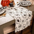 DII Halloween Party Tabletop Decor, Reusable & Machine Washable Cotton Fabric, Table Runner, 14x72, Spooky Portraits...