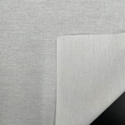PLANTIONAL Woven Cotton Iron-On Fusible Interfacing: 10.6 inch X 10 Yards White Medium Weight 100% Cotton Single-Sided Interfacing for t-Shirt Qui...