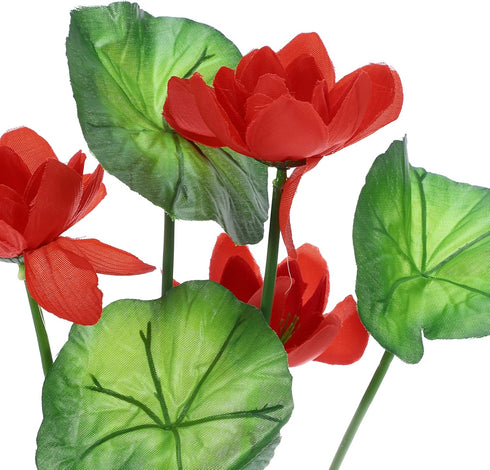 VOCOSTE 1pcs Fish Tank Aquarium Decorations Plants, Mini Aquarium Decorations Plastic Plants for Aquarium Decorations, Red 10.24"...