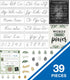 Carson Dellosa 39-Piece Farmhouse Cursive Alphabet and Number Line Bulletin Board Set, Cursive Alphabet Wall Strip and Number Line, Cursive Classr...