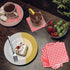 Gatherfun Cocktail Napkins 3-ply 80PCS Red and White Gingham disposable Paper Napkins Beverage napkins for Restaurant Bar Picnic Birthday Party...