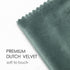 Vitalizart Dusty Green Velvet Ribbon Set 3/8" x 15Yd Wooden Spool Fabric Trim Eco-Friendly 3 Rolls * 5Yd for Christmas Wreath Decoration Handmade ...