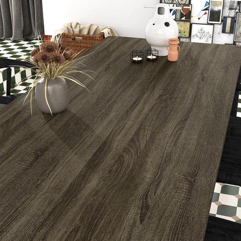 Brown Wood Grain Contact Paper for Countertops Wood Look Peel and Stick Wallpaper Self Adhesive Removable Wall Paper for Cabinets Peel and Stick C...