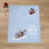 Disney Mickey and Minnie Mouse Blue, White and Red Winter Holiday Oh, What Fun! Snowflakes Photo Op Super Soft Baby Blanket...
