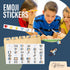 25 Manila Index Card Box Dividers 3x5" - Index Card Dividers with Tabs & 108 Easy-Read Stickers, Index Card Monthly Dividers, Recipe Guides, Greet...