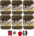 Bulk Buy: Lily Sugar'n Cream Yarn 100% Cotton Solids and Ombres (6-Pack) Medium #4 Worsted Plus 5 Lily Patterns (Warm Brown 01130) …......