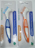 Gus Craft 2-Pack Denture Cleaning Brush Set- Premium Hygiene Denture Cleaner Set For Denture Care- Top Denture Cleanser Tool w/Multi-Layered Brist...