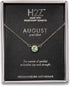 Pavilion Gift Company H2Z 16223 August Peridot Birthstone Necklace with 18" Chain, Brass...