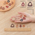 SUNNYCLUE 10 Pairs Wood Geometric Dangle Earring Jewelry Making Kits Teardrop Triangle Triangle Oval Wood Charms Pendant & Brass Linking Rings & E...