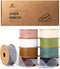 Vitalizart 1" x 90Yd Organza Ribbon Mixed Color Sheer Ribbons Set 10 Yd x 9 Rolls Handmade Eco-Friendly for Gift Wrapping Christmas Tree Crafts Bo...
