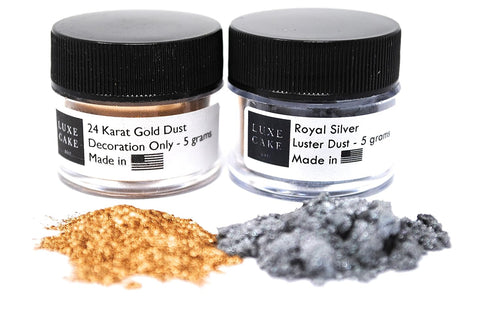 (2 Pack) 24 Karat Gold & Royal Silver Set, 10 grams total, USA Made...