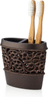 Essentra Home Bronze Toothbrush Holder Stand for Vanity Countertops...