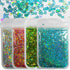 LoveOurHome 8 Colors Flower Chunky Glitter Flakes Holographic Floral Blossom Shaped Confetti Sequins Nail Sticker Accesories for Resin Crafts Acry...