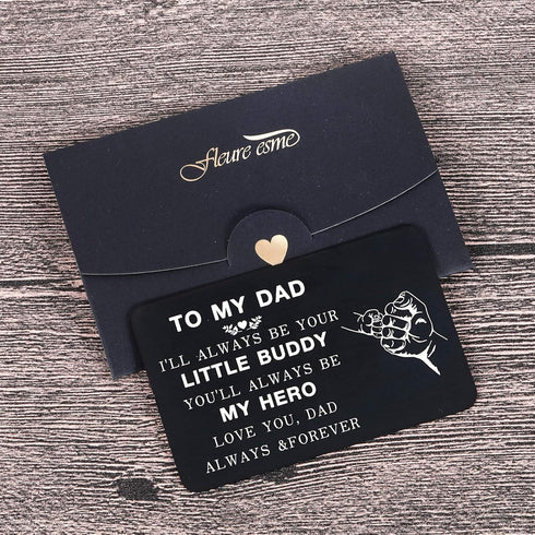 Son to My Dad Wallet Insert Card Valentine’s Day Gifs From Son For Dad Fathers Day Gifs Christmas Birthday Son To Step Dad from Little boy Kids I ...