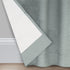 Eclipse Canova Modern Valance Rod Pocket Window Curtain for Kitchen or Bathroom, 42" x 21", River Blue...