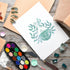 Magic Style Stencils for Painting - 20 Pcs Magic Potion Fairy Crystal Ball Stars Moon Ancient Book Flowers Mushrooms Butterfly DIY Craft Template ...