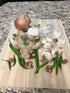 Garlic & Ginger Grinder Twisting Mincer for Nuts, Spices, and Herbs | Manual Hand Kitchen Tool Easy to Clean and Dishwasher Safe | CLEAR Color!...