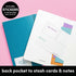 PAPERAGE Lined Journal Notebook, (Turquoise), 160 Pages, Medium 5.7 inches x 8 inches - 100 GSM Thick Paper, Hardcover...