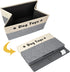 PET ARTIST Dog Toy Basket - Foldable Dog Toy Bin with Comfortable Handles - Collapsible Dog Toy Storage Box for Pet Toys, Dog Coat, Dog Accessorie...