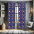 Lunarable Space Curtains, Astronomy Themed Composition with Hand Drawn Planets Sun Rockets Stars and Astronauts, Window Treatments 2 Panel Set for...