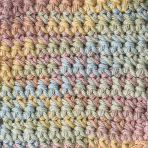 Lily Sugar 'N Cream The Original Ombre Yarn, 2oz, Gauge 4 Medium, 100% Cotton, Butter Cream - Machine Wash & Dry......