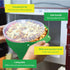 Microwave Popcorn Popper with Lids - Silicone - No Oil or Butter Required - Collapsible Bowls - BPA-Free - Movie Night Supplies - Green...