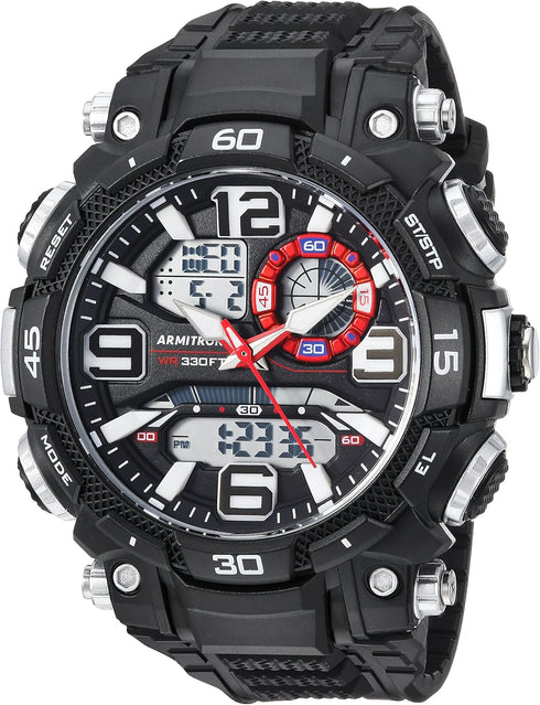 Armitron Sport Men's Analog-Digital Chronograph Resin Strap Watch...