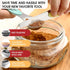 Spring Chef Stainless Steel Magnetic Measuring Spoons Set of 8 with Leveler, Metal Teaspoon & Tablespoon Measuring Spoons for Dry and Liquid Ingre...