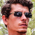 Elite Slim Rimless Rectangular Metal & Wood Art Aviator Sunglasses...
